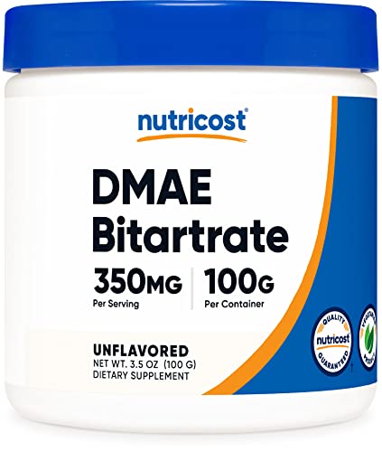 Pure DMAE-Bitartrate Powder 100 Grams