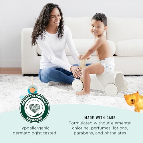 Amazon Brand - Gentle Touch Diapers, Hypoallergenic, Size 5, 132 Count (4 packs of 33), White