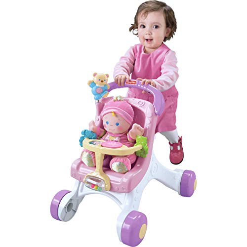 Brilliant Basics Stroll-Along Walker, Pink