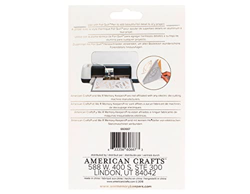 0633356606673 Foil Quill-4 x 6 inch Sheet-Gold Finch (30 Pieces), ys/m, Goldfinch