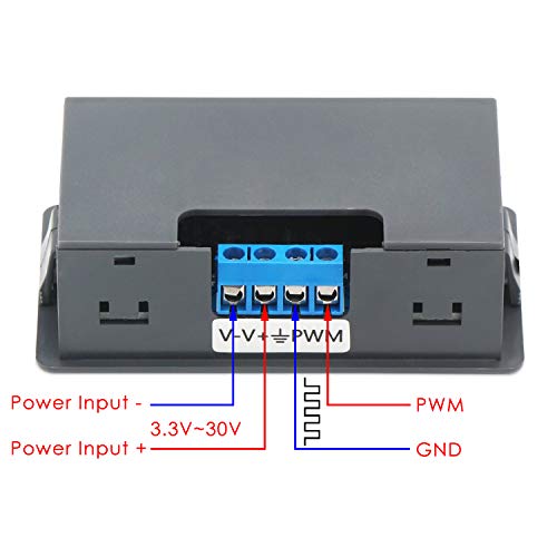 Frequency Generator, DC 3.3V-30V 5-30mA 1Hz-150kHz Adjustable Output PWM Pulse Duty Cycle Square Wave Function Signal Generator Module