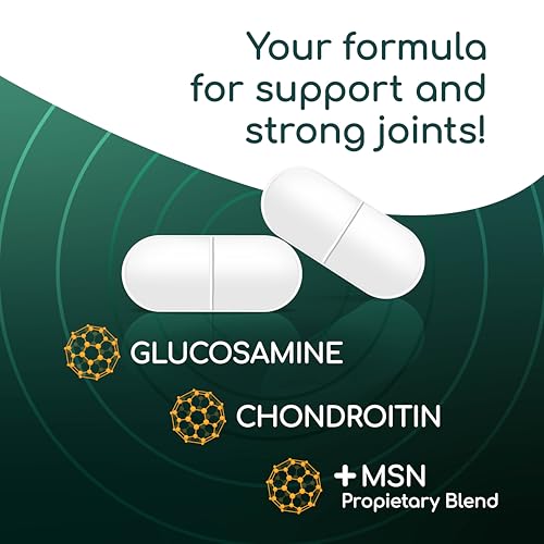 X Ray High Potency Joint Health Supplement, with Glucosamine 1500mg, Chondroitin 300mg, MSM 120 mg, Supports Healthy Joints, Bones & Cartilage - 50 Count