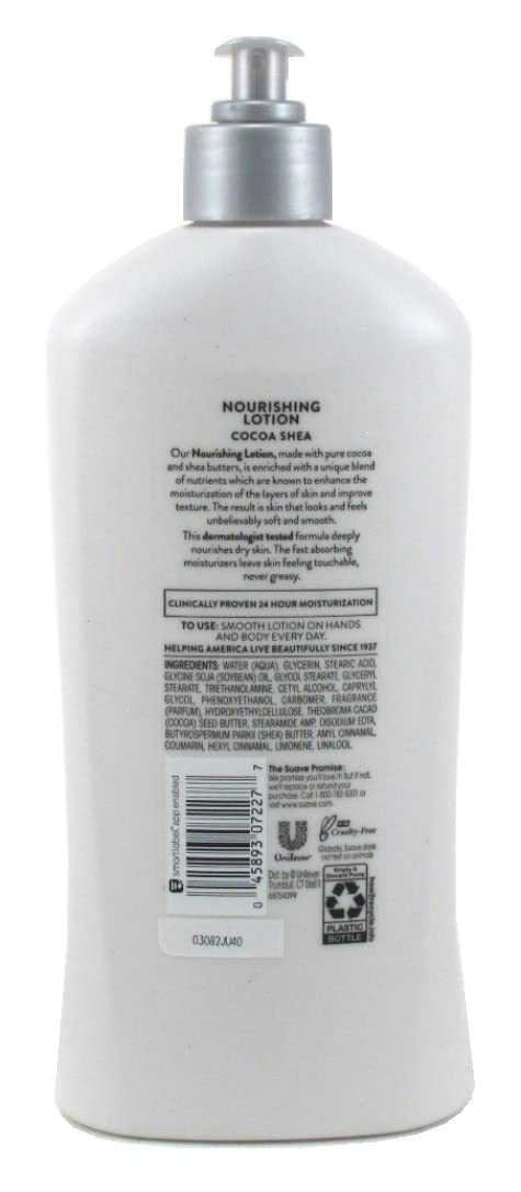 Skin Lotion 18 Ounce Pump Smoothing Cocoa Butter & Shea (532ml) (2 Pack)