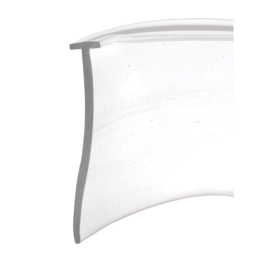 Prime-Line M 6211 Shower Door Bottom Sweep, 36 In. x 1 In. Strip, Vinyl Construction, Clear, 5/32 In. Tee Insert Shape (Single Pack)