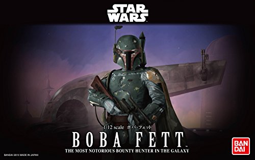 Bandai Hobby - Star Wars - Boba Fett, Bandai Spirits Star Wars Character 1/12 Model Kit