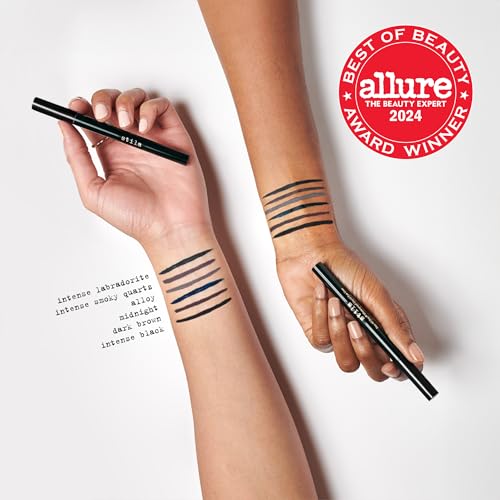 Waterproof Liquid Eye Liner, Stay All Day Makeup with Fine Brush Tip | Lasting Satin Finish, Smudge-Proof & Transfer-Resistant
