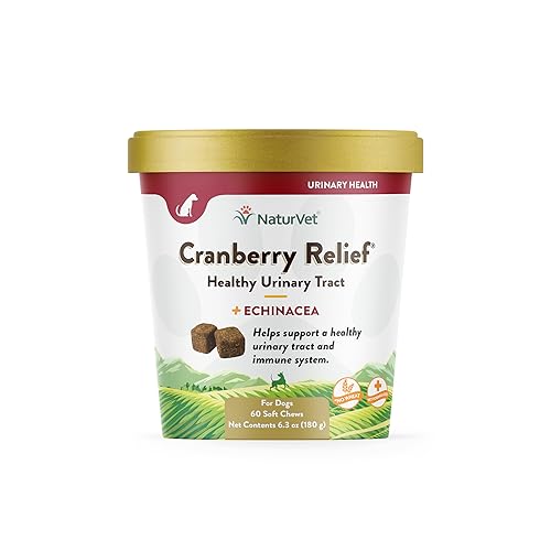 – Cranberry Relief Plus Echinacea – Helps Support a Healthy Urinary Tract & Immune System – 60 Soft Chews