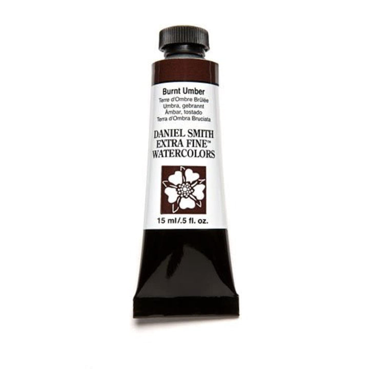 284600011 Extra Fine Watercolor 15ml Paint Tube, Burnt Umber, 0.5 Fl Oz (Pack of 1)