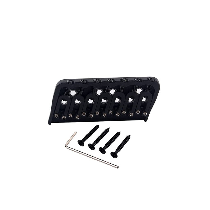 7 String Guitar Saddle Bridge Strings Through Body Tail Fixed Guitar Parts Accessories for Electric Guitar
