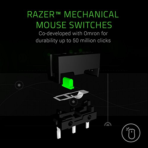 Mamba Elite Wired Gaming Mouse: 16,000 DPI Optical Sensor - Chroma RGB Lighting - 9 Programmable Buttons - Mechanical Switches