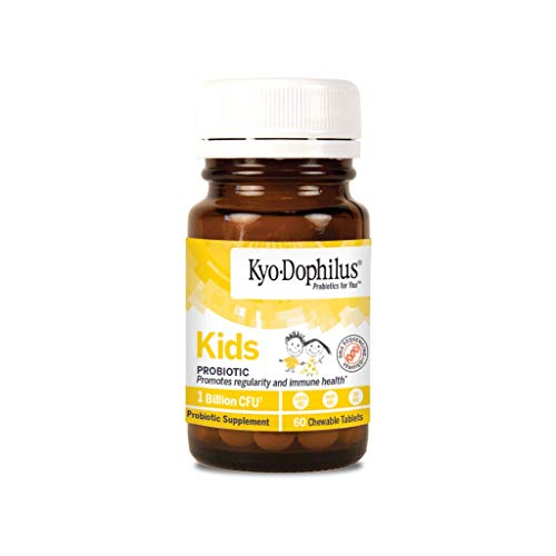 Kyo-Dophilius Kids Probiotic, Promotes Regularity and Immune Health*, 60 tablets (Packaging may vary)