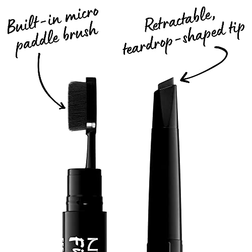 PROFESSIONAL MAKEUP Fill & Fluff Eyebrow Pomade Pencil, Black