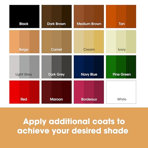 The Original Leather Recoloring Balm - 16 Colors - Leather Repair Kit for Furniture - Restore Couches, Car Seats & More - Leather Dye for Scratched and Faded Leather (Dark Brown)