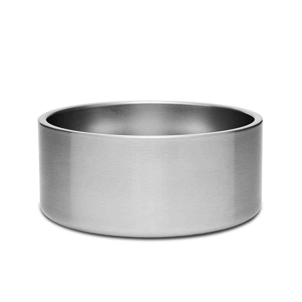 Boomer 8, Stainless Steel, Non-Slip Dog Bowl, Holds 64 Ounces, Stainless