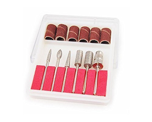 6PC Nail Drill Bits For Machine Replacement 3/32 Shank Size Acrylic Art