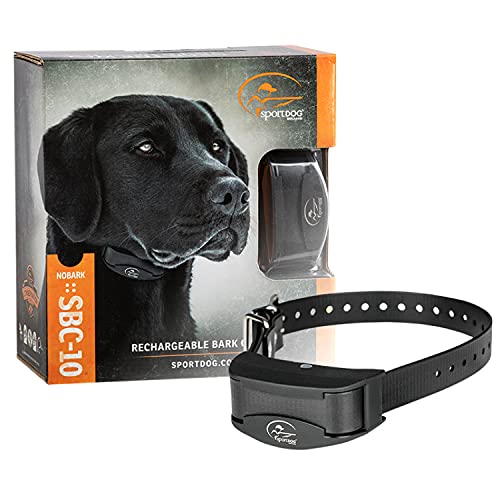 Brand NoBark 10 Collar, Dog Bark Collars, Rechargeable, Programmable Bark Collar, Silent Partner Technology, Two Modes of Operation, Waterproof Collar (Black)