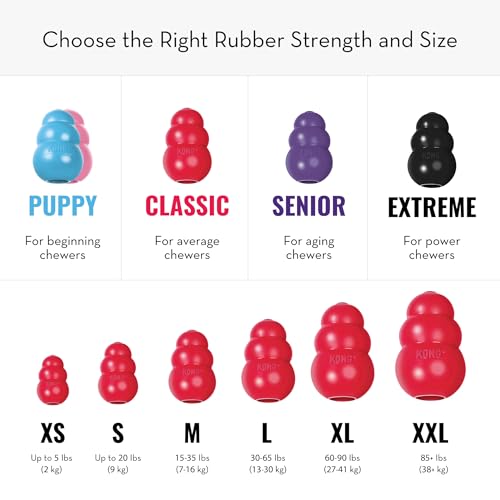 Classic Stuffable Dog Toy - Fetch & Chew Toy for Dogs - Treat-Filling Capabilities & Erratic Bounce for Extended Play Time - Durable Natural Rubber Material - for Large Dogs