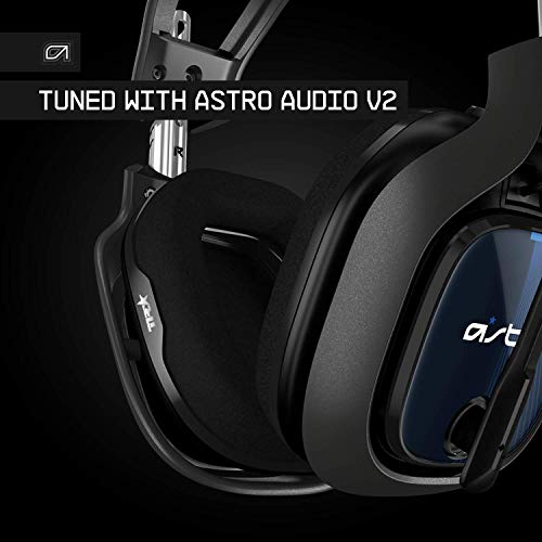 A40 TR Wired Headset + MixAmp Pro TR with Dolby Audio for PlayStation 5, PlayStation 4, PC, Mac - Black/Blue