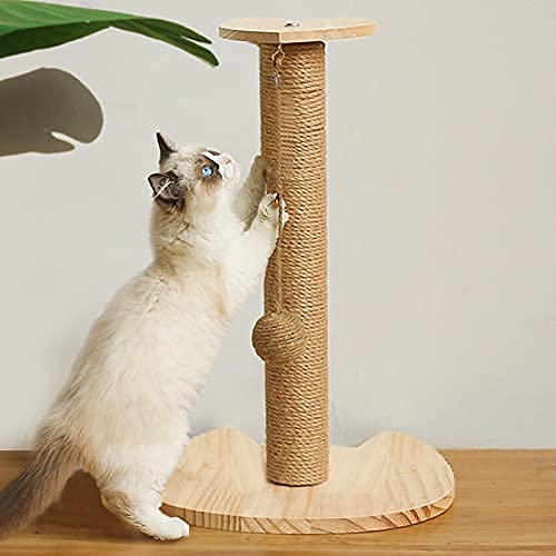 Nature Hemp Rope,1/4inch Heavy Duty Jute Twine for Cat Tree and Tower, DIY Scratcher Scratching Post Replacement, Pad, Crafts Gardening Hammock Home Decorating(33FT)