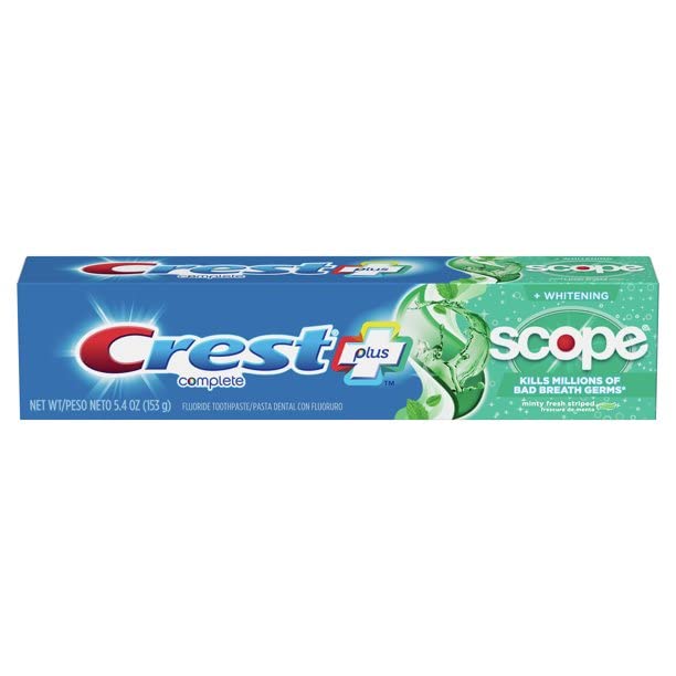 Toothpaste Plus Scope Whitening Minty Fresh (Pack of 3)