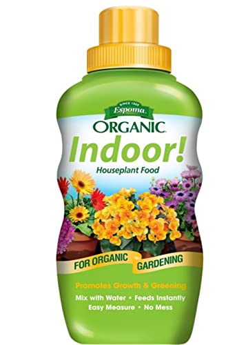 Organic 8 Ounce Concentrated Indoor! Plant Food - Indoor Plant Fertilizer for Large & Small Plants Like Pothos, Fiddle Leaf Fig, Monstera, Snake & Palms