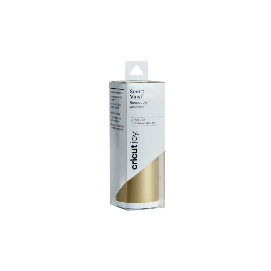 Joy Smart Vinyl - Removable - 5.5 x 48, Adhesive Decal Roll - Gold (2007158)
