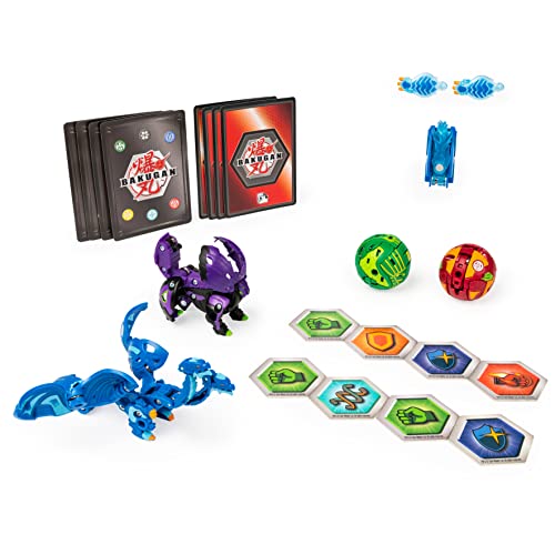 Baku-Gear 4-Pack, Nillious Ultra with Baku-Gear and Hydorous Ultra, Collectible Action Figures