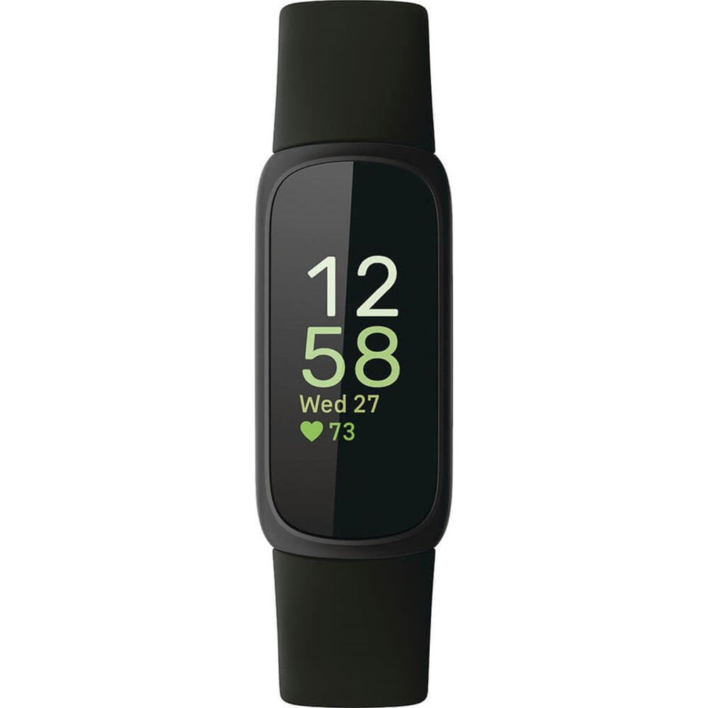 Inspire 3 Health &-Fitness-Tracker with Stress Management, Workout Intensity, Sleep Tracking, 24/7 Heart Rate and more, Midnight Zen/Black One Size (S & L Bands Included)