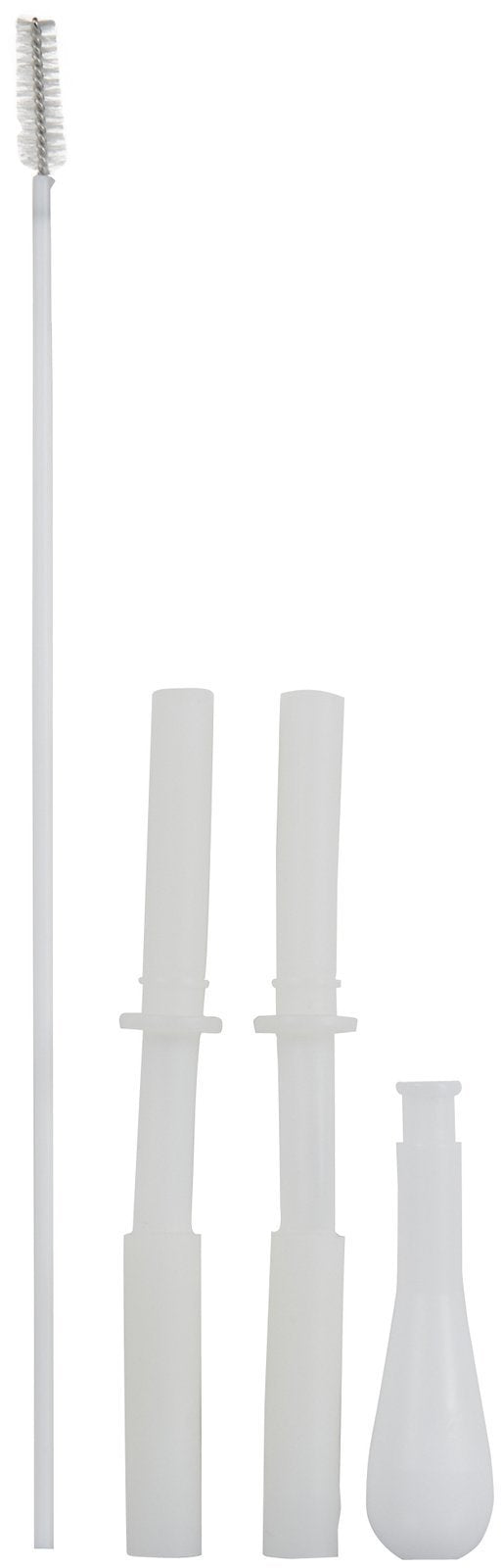 Lollacup Straw Replacement Kit - Includes 2 Straws, 1 Weight & 1 Cleaning Brushes - Made in USA - BPA/BPS/PVC/Phthalate Free - Dishwasher Safe