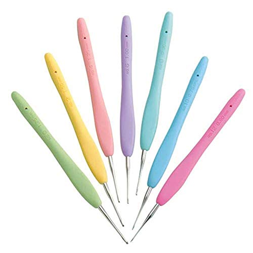 1221 Amour Steel Crochet Hook No. 2, 1.50mm , Yellow