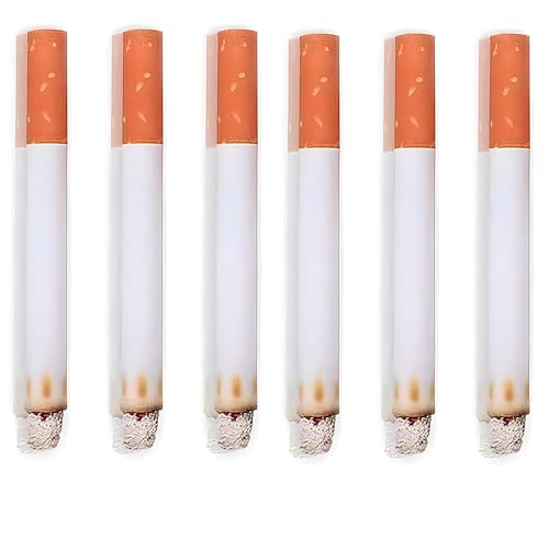 Fake Puff Cigarettes Costume Accessory - 3.25, 6 Count - Durable & Realistic - Ideal For Themed Parties & Theatrical Performances