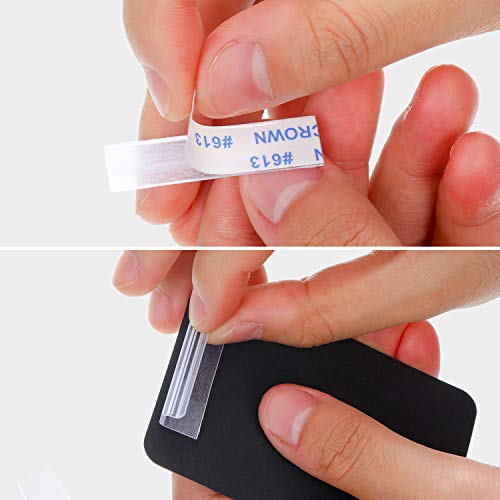 80 Pieces Earring Card Adapter Adhesive Lip Hanger Self-adhesive Lip Adapter for Women Earring Necklace Card Display (1.5 x 0.5 Inch)