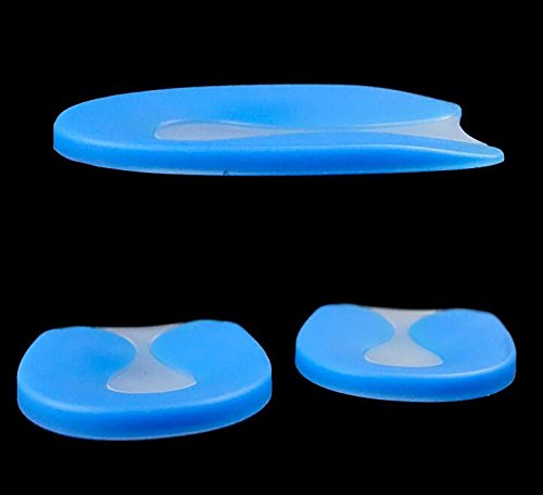 Silicon Gel U-Shaped Medical Grade Spur Heel Cup Remission Correction Heel Support Pads Cushions Protector for Plantar Fasciitis Heel Pain Relief Cushion Shock Absorb Support (Middle)