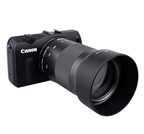 JJC LH-54B Dedicated Bayonet Lense Hood, Compatible with Canon EF-M 55-200mm f/4.5-6.3 IS STM Lens, 55 200mm STM Lens Hood, Cannon 55 200mm Hood, replacement of ET-54B Lens Hood