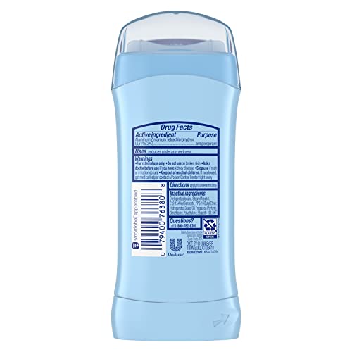 Deodorant Antiperspirant & Deodorant Stick 48-hour Odor and Wetness Protection Powder Deodorant for Women 2.6 oz