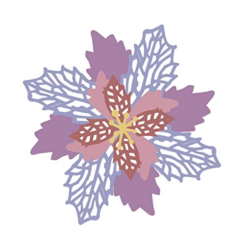 Wedding Maple Leaf Snow Flower Metal Die Cuts,Christmas Snowflake Srping Flower Cutting Dies Cut Stencils for DIY Embossing Card Making Photo Decorative Paper Dies Scrapbooking