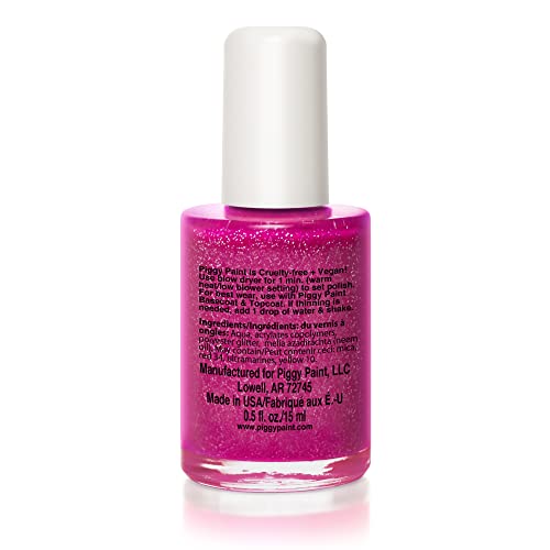 | 100% Non-Toxic Girls Nail Polish | Safe, Cruelty-free, Vegan, & Low Odor for Kids | Glamour Girl