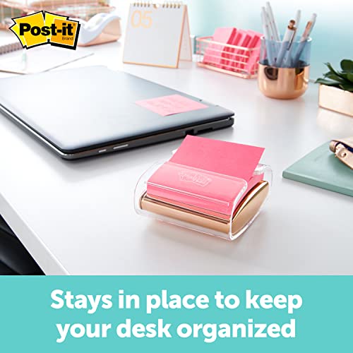 Pop-up Note Dispenser, Rose Gold, 3 x 3 in, 1 Dispenser/Pack (WD-330-RG)