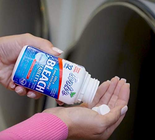 Concentrated Bleach Tablet 8 ct Travel Size Linen Breeze