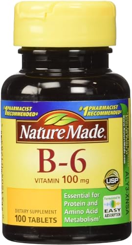 Vitamin B-6 100 Mg, Tablets, 100-Count (Pack of 2)