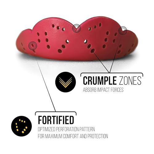 Max Mouthguard, Charcoal Black - 2.4mm Thin - Custom-Molded Fit - Slim Design - Remoldable Up to 20 Times - for Impact Sports - Non Toxic - Works with Braces