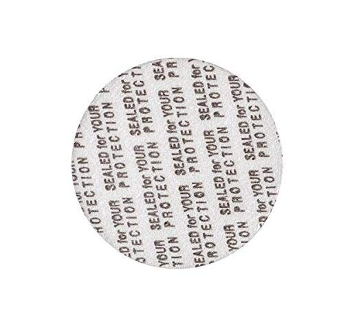 100Pcs Pressure Sensitive Foam Seal Safety Tamper Resistant Seals for Cosmetic Bottles Cases Jars Cap Liners Tamper Seal Cap Liner Sealed for Your Protection