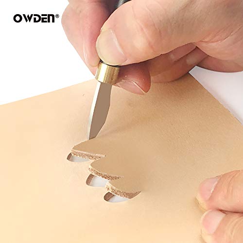 Professional Precision Knife, Hobby Knife,Leather craft scrapbooking sharp knife,Ebony Wood handle,Leather Paper Cloth cutting knife leather paper craft working tool,Craving knife.