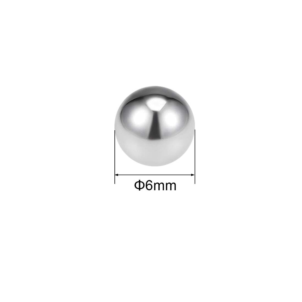 6mm Bearing Balls 304 Stainless Steel G100 Precision Balls 100pcs