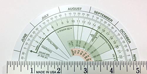 Pregnancy Wheel: Due Date Calculator for Pregnant Patients. Designed for OB/GYN, Doctors, Midwives, Nurses, and Patients