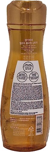 - Yellow Blossom Anti-Hair Loss Shampoo - Nourishing, Moisturizing, Scalp Care for Shine, 400ml