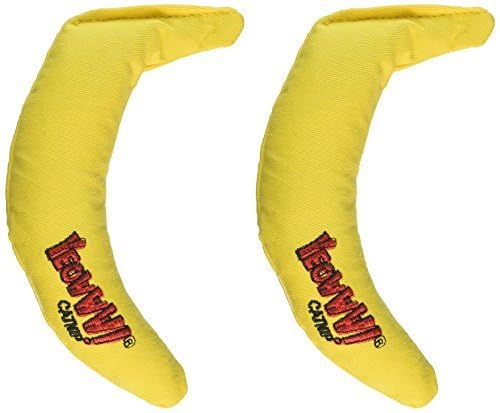 Yeowww! Yellow Banana Catnip Toy (2 Pack)
