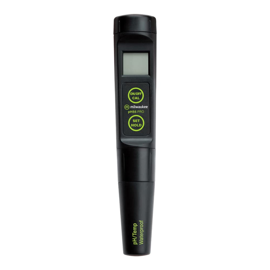 Instruments PH55 pH Waterproof Dual Level Temperature Meter, Pocket-Size, -2.0 DegreeC to 16.0 DegreeC Temperature Range, 0.1pH Resolution, 38 mm Diameter