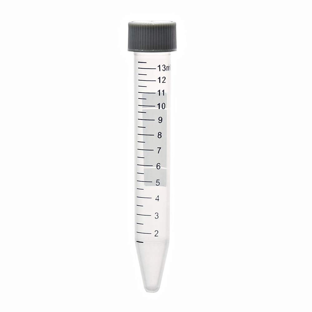 Autoclavable Polypropylene Centrifuge Tubes, Falcon Tubes, Vol.15ml 17x120mm, Blue Printed Graduated Marks from 1.5ml to 13ml, Assembled Leak-Proof Screw Cap, Gamma Sterile, 50pcs/Bag, UCT1008