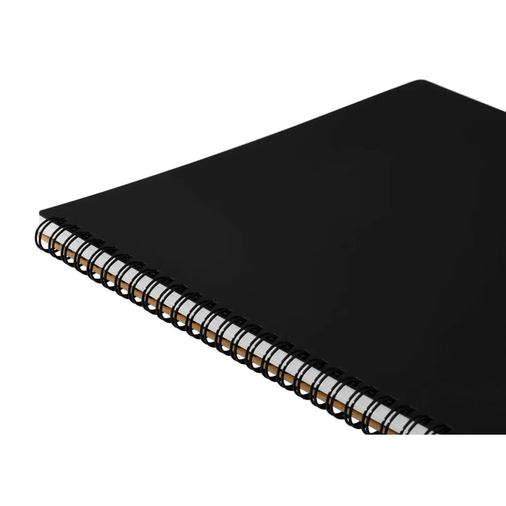 MNEMOSYNE Notebook 5.83 x 8.27 Inches (Horizontal A5), 5mm-squared, 70 Sheets (N182A), White